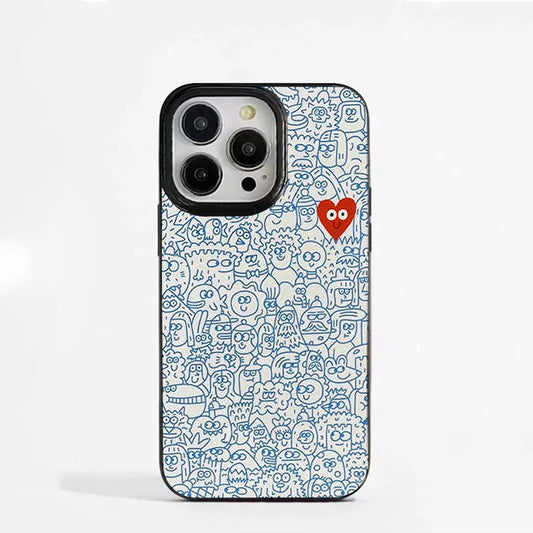 Little Love Cartoon People Phone Case