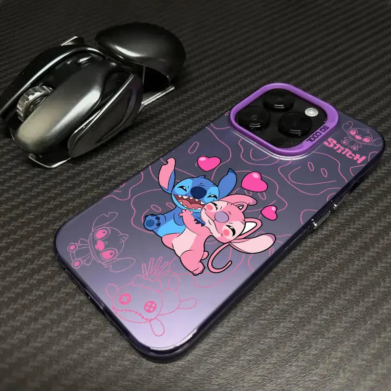 Angel Stitch Cartoon Phone Case For iPhone