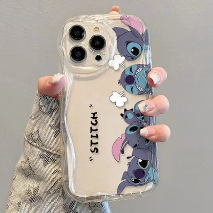 Stitch Naughty Angry Cute Phone Case For iPhone