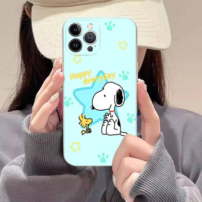 Cartoon Lovely Snoopies Phone Case For iPhone