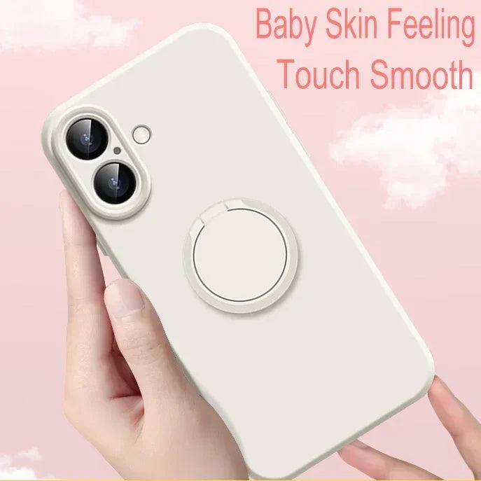 Liquid Ring Holder Stand Case For iPhone