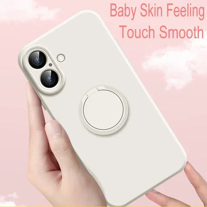 Liquid Ring Holder Stand Case For iPhone