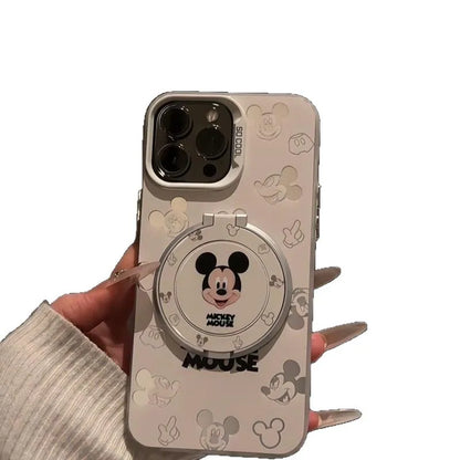 Mickey Minnie Cartoon Couple Phone Case For  iPhone
