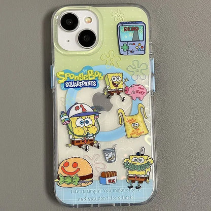 Anime Spongebo Squarepants Mobile Phone Case Available For iPhone