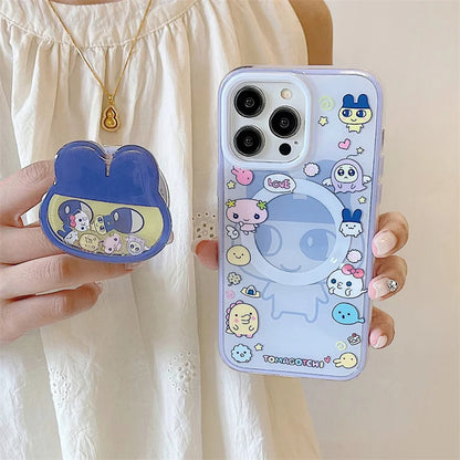 Kawaii Cartoon Magnetic Stand Holder Phone Case