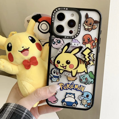 Luxury Pokemons Ditto Bulbasaur Phone Case For iPhone