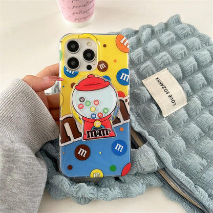 Cute Chocolate Bean Magnetic Phone Case
