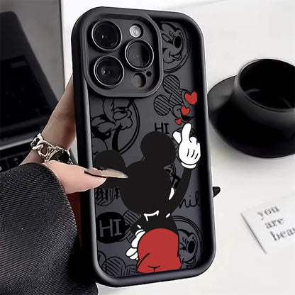 Disney Minnie Mickey Mouse Love Phone Case For iPhone