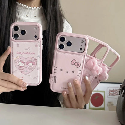 Kawaii Cartoon Love Hello Kitty Cute  My Melody My Melody Phone Case For iPhone