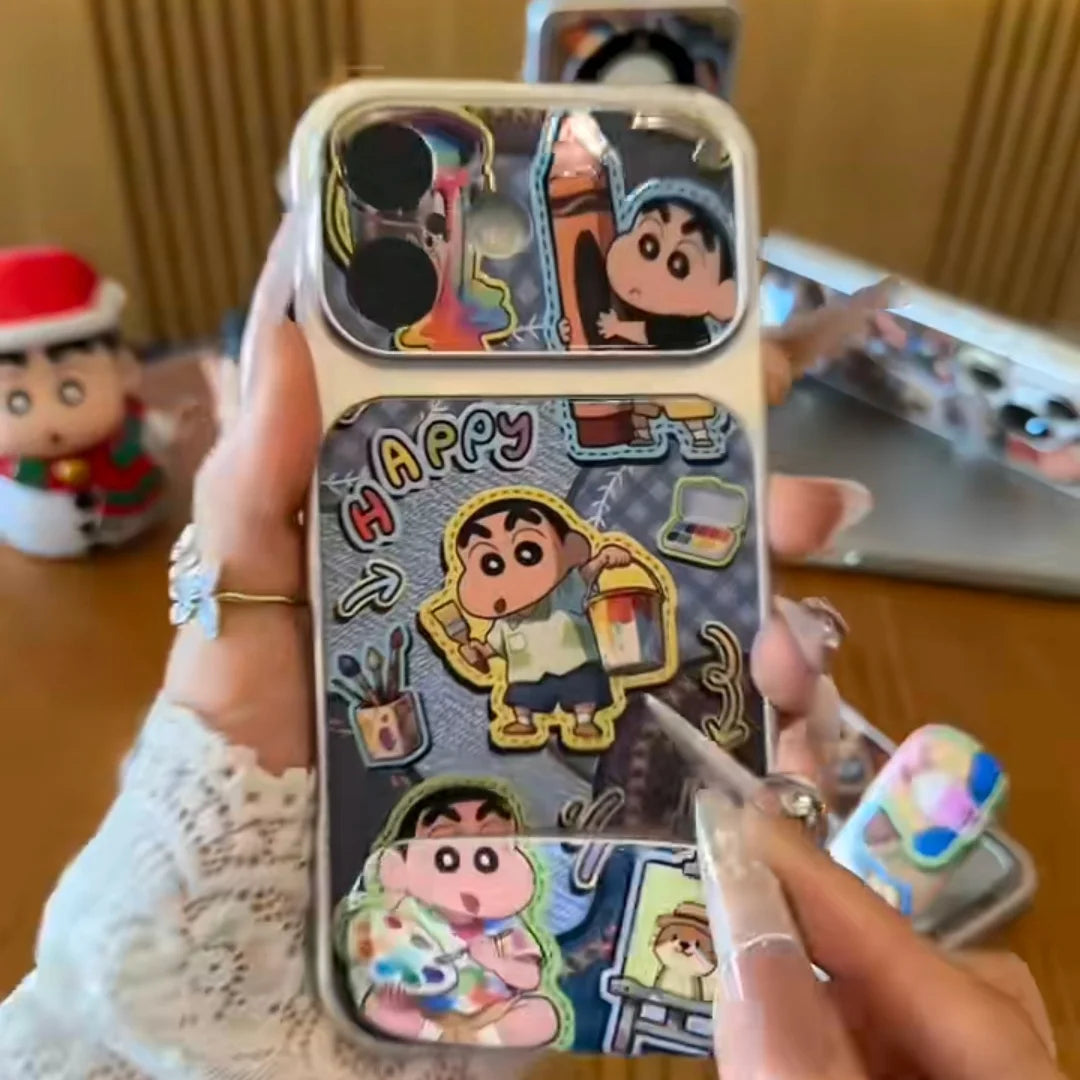Cute Crayon Shin-Chan Phone Case For iPhone