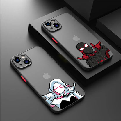 Marvel Spider Man Couple For iPhone Phone Case