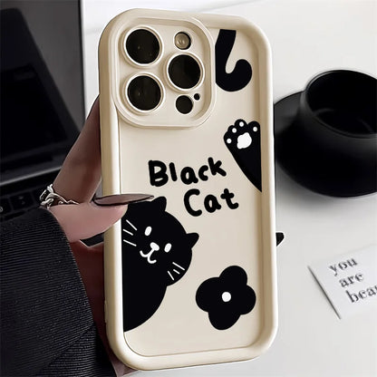 Funny Cute Cat Animal Case For iPhone