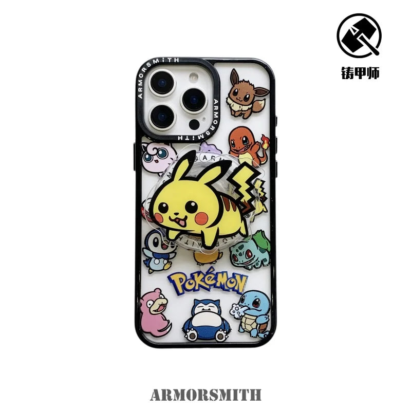 Luxury Pokemons Ditto Bulbasaur Phone Case For iPhone