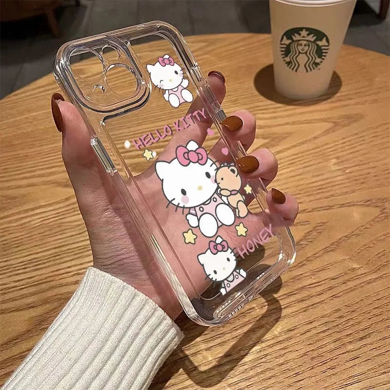 Hello Kitty Bear Cute Phone Case For iPhone