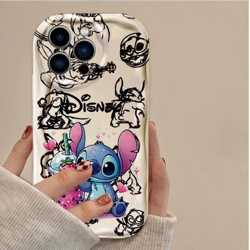 Cartoon Stitch Phone Case For iPhone