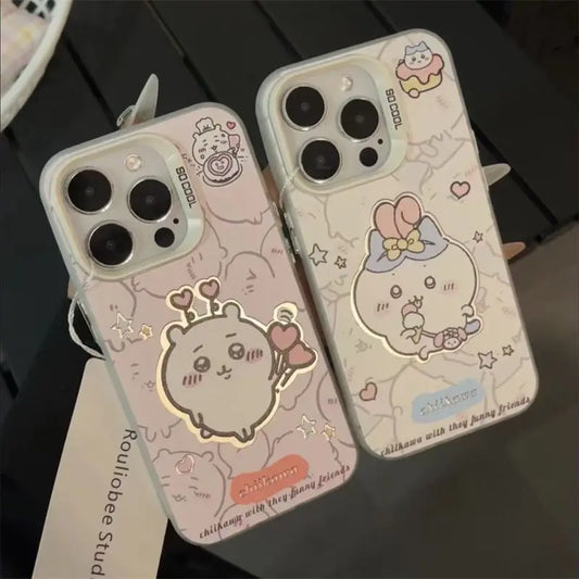 Anime Chiikawa Hachiware Usach Mobile Phone Case Cute Applicable For iPhone