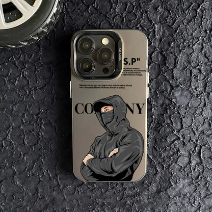 Washable Shockproof CP Puals Frosted Case For iPhone