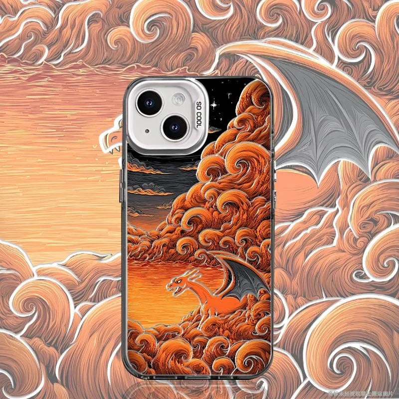 3D Charizard Dragon Phone Case For iPhone