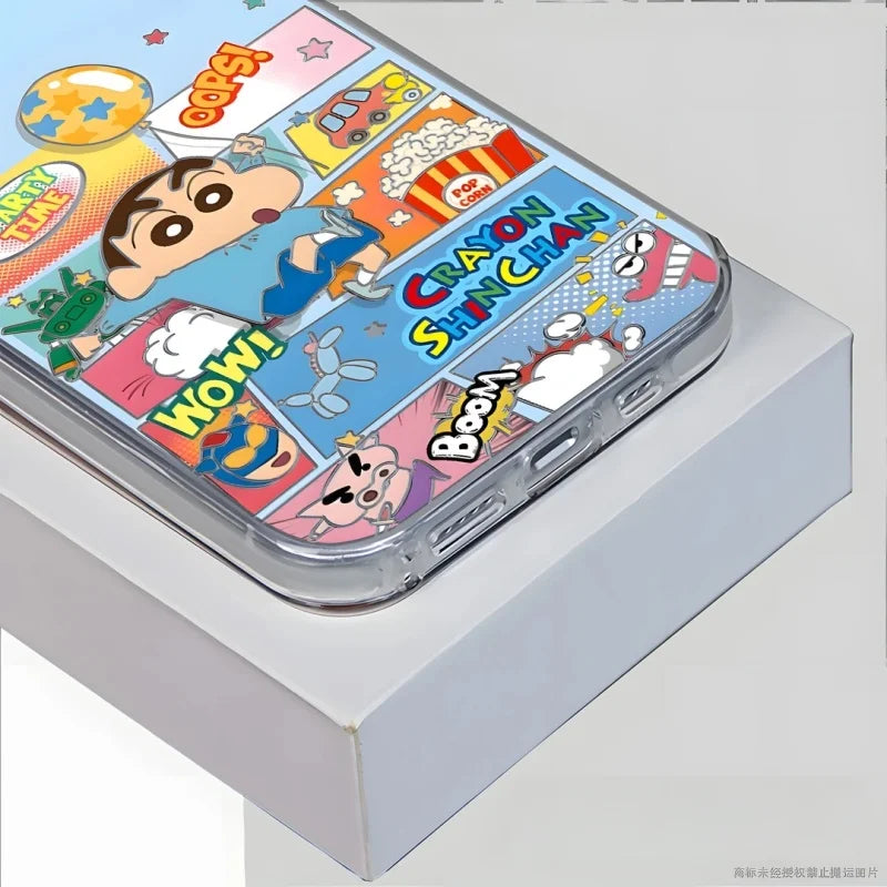 Anime Crayon Shin-Chan Phone Case For iPhone