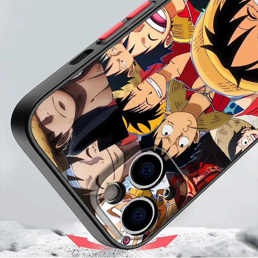 Soft shell Anime One Pieces Phone Case For iPhone