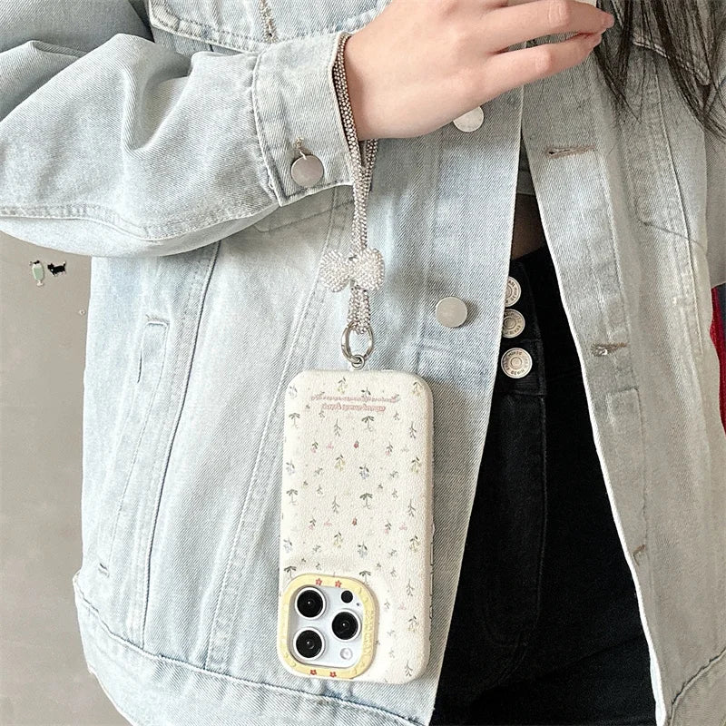 Korean Cute Flower Cherry Phone Case