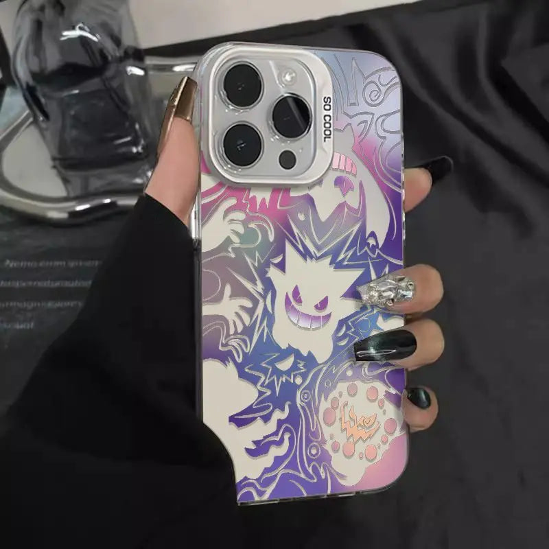 Personality Pokemon Gengar Phone Case For iPhone
