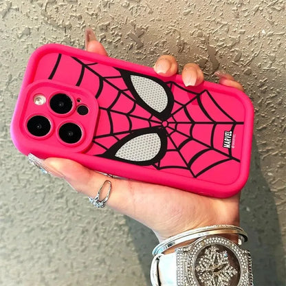 Marvel Spider Man Plain Multistep TPU Phone Case For iPhone