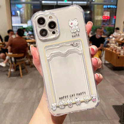 Soft Card Slot Bag Holder Phone Case