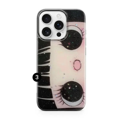 Big Eyes Girl Phone Case For iPhone