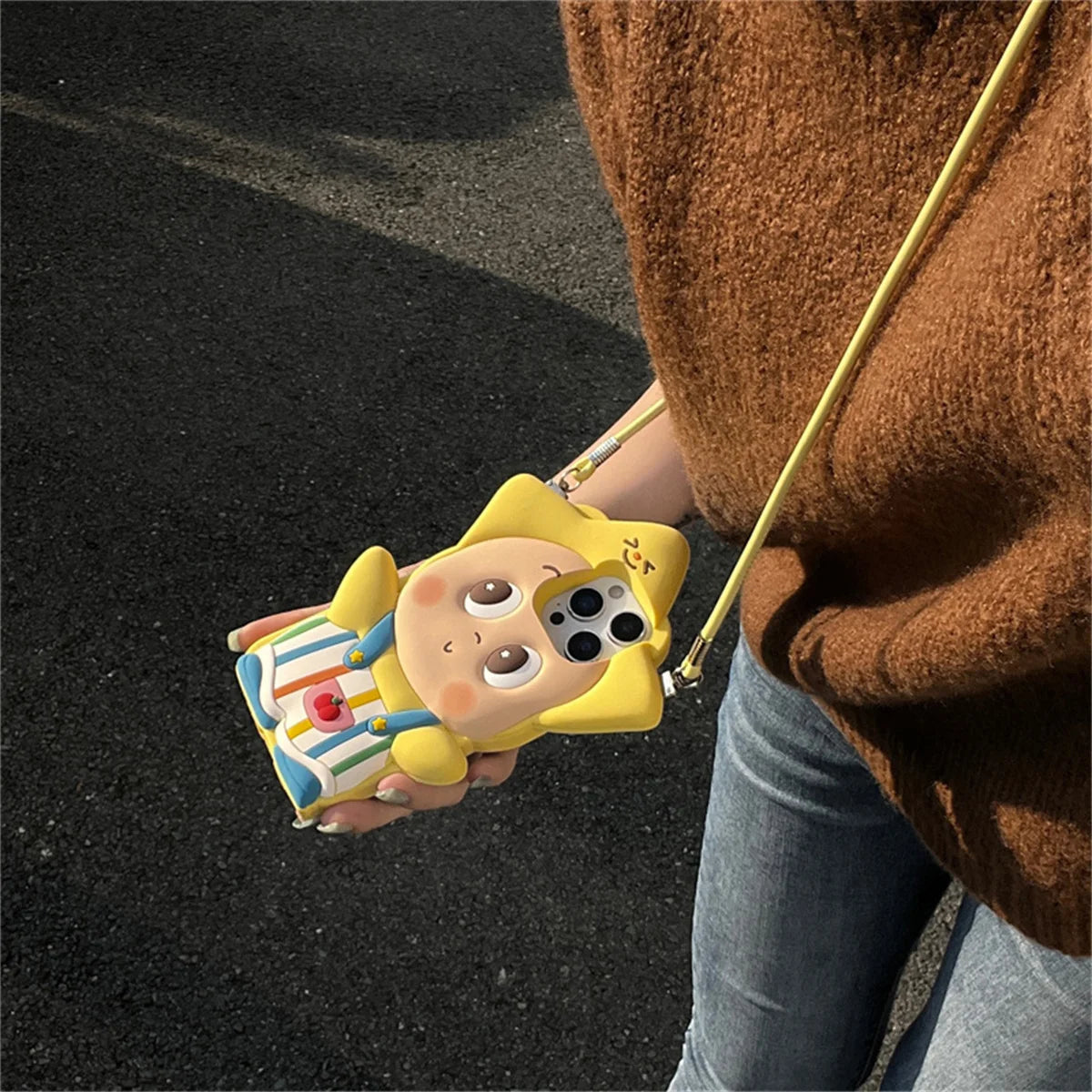 Kawaii Cartoon Star Baby Phone Case For iPhone