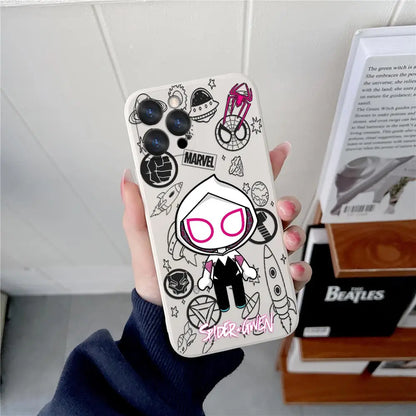 Phone Case For iPhone Siderman Miles Morales Cute Silicone Back Cover