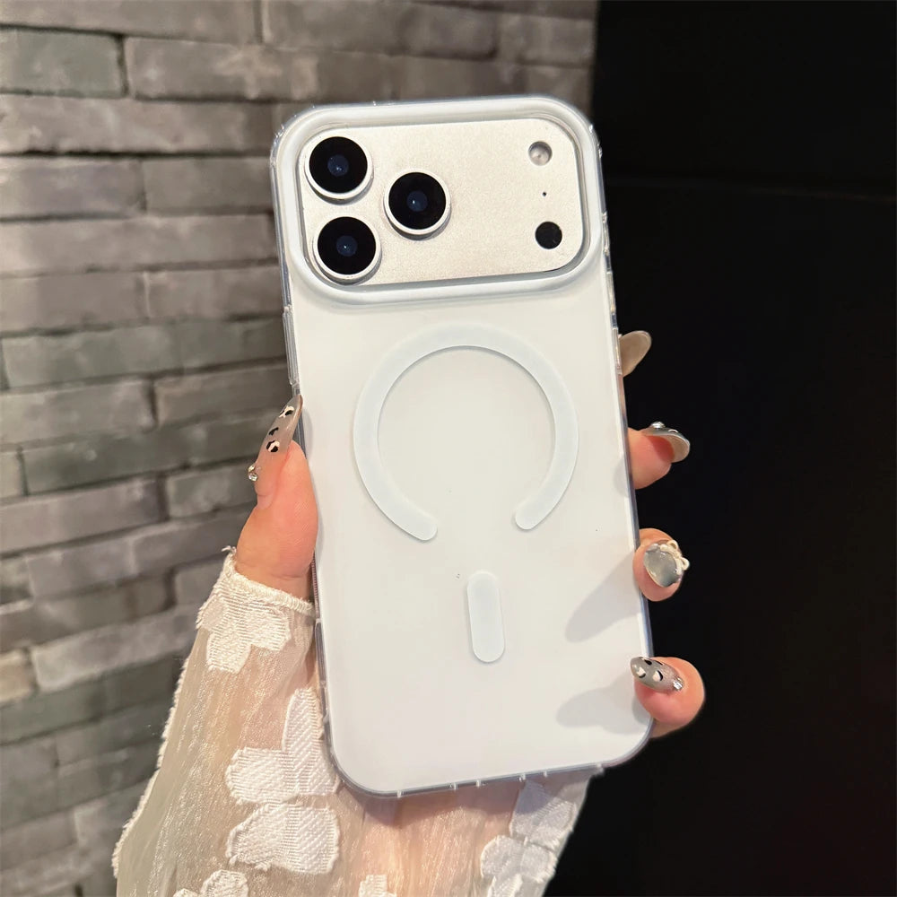 Luxury Frosted Magnetic Case For Magsafe Magnetic Phone Case For iPhone