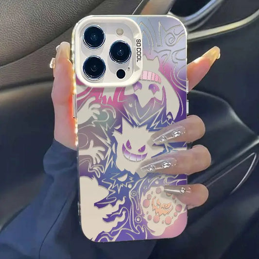 Personality Pokemon Gengar Phone Case For iPhone
