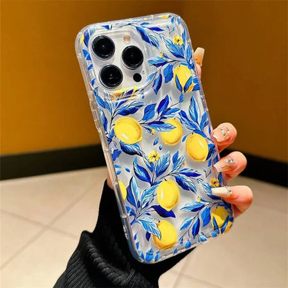 Summer Fresh Fruit Lemon Print Phone Case