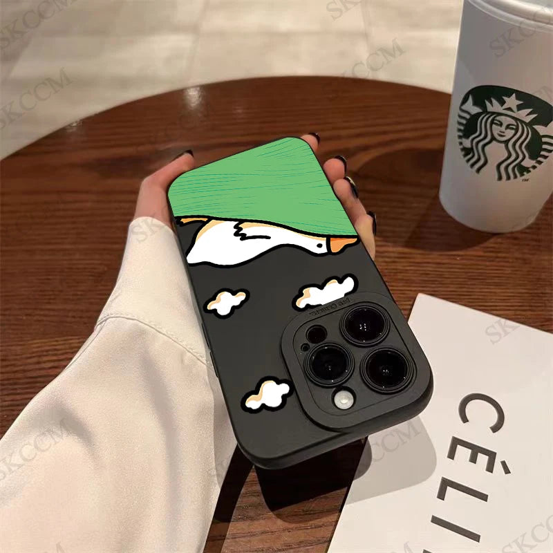 New Cartoon Duck Silicone Phone Case For iPhone