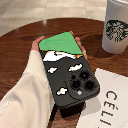 New Cartoon Duck Silicone Phone Case For iPhone
