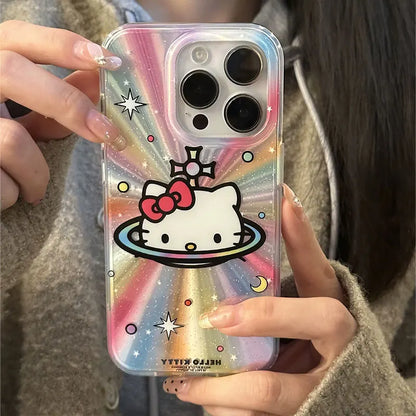 Hello Kitty Stand Phone Case For iPhone