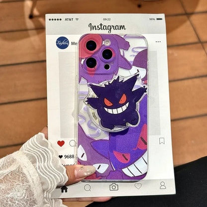 Cute Gengar Mega Phone Case For iPhone