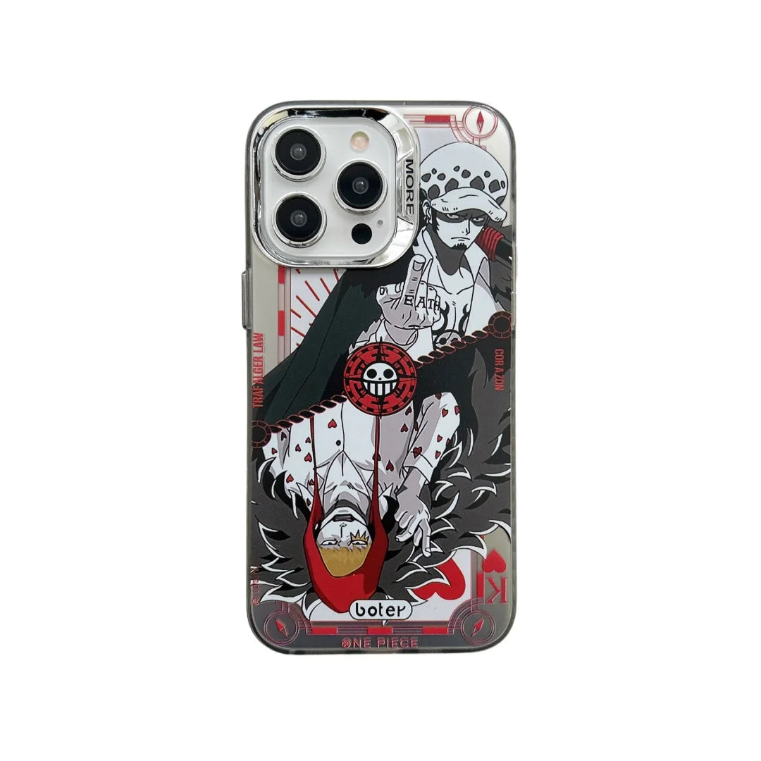 Anime One Piece Ace Sabo Law Sanji Phone Case  For iPhone