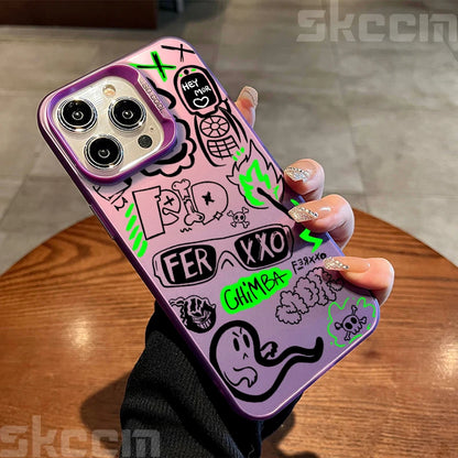 Street Classic Graffiti Print Phone Case For iPhone