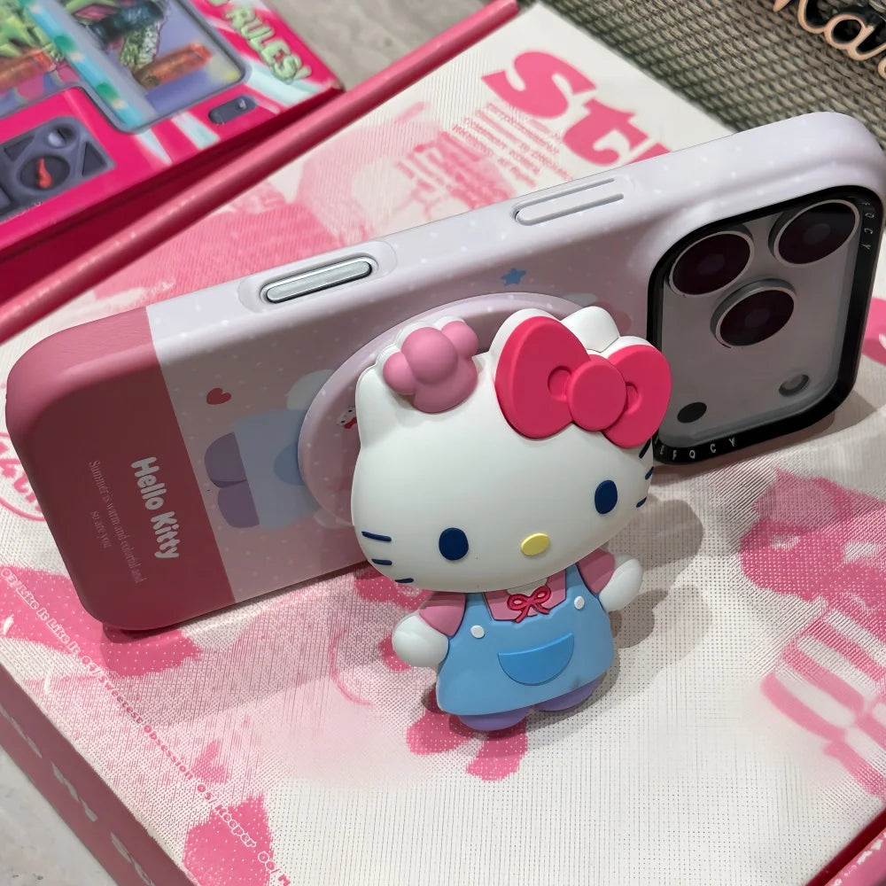 Simple Cute Pink Color Magnetic Phone Case For iPhone