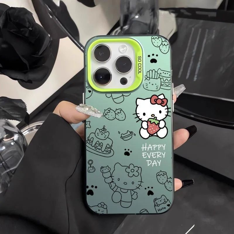 Hello Kitty Strawberry Cake Phone Case For iPhone