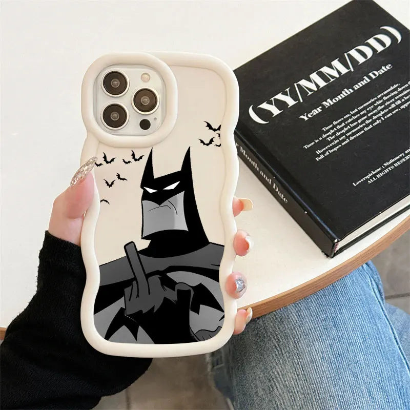 Cool Bats Man Logo Hero Phone Case For iPhone