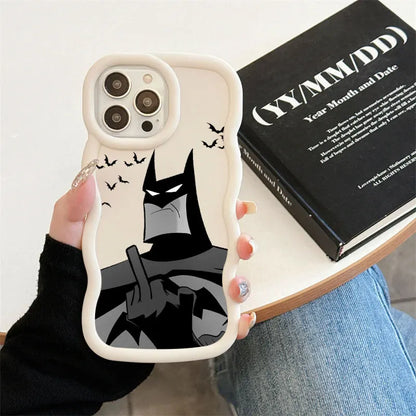 Cool Bats Man Logo Hero Phone Case For iPhone