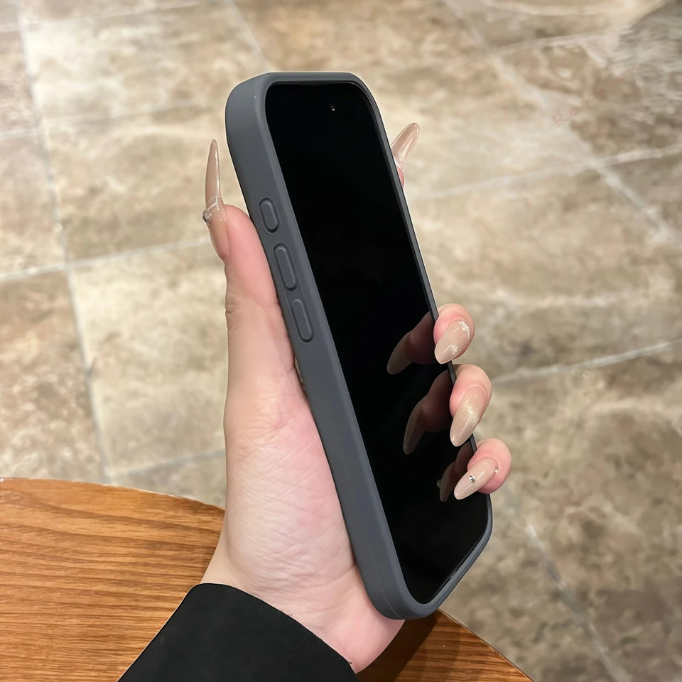 Magnetic Liquid Silicone Phone Case For iPhone