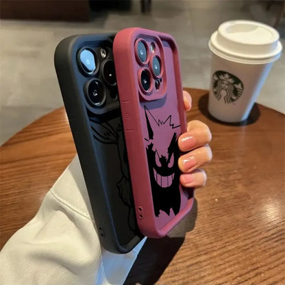 Pokemons Line Cartoon Soft Silicone Case For iPhone