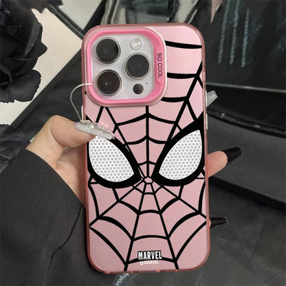 Marvel Spider Man Black White Cool Phone Case For iPhone