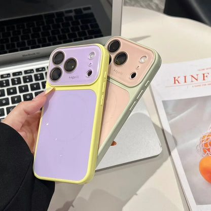 For Magsafe Candy Color Contrast AG Case  For iPhone