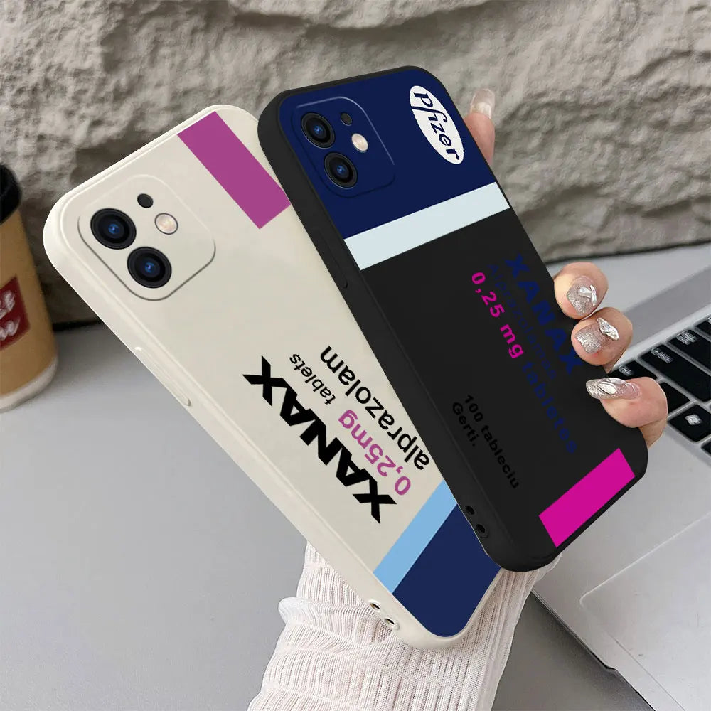 Luxury Fashion Xanaxs Phone Case For iPhone