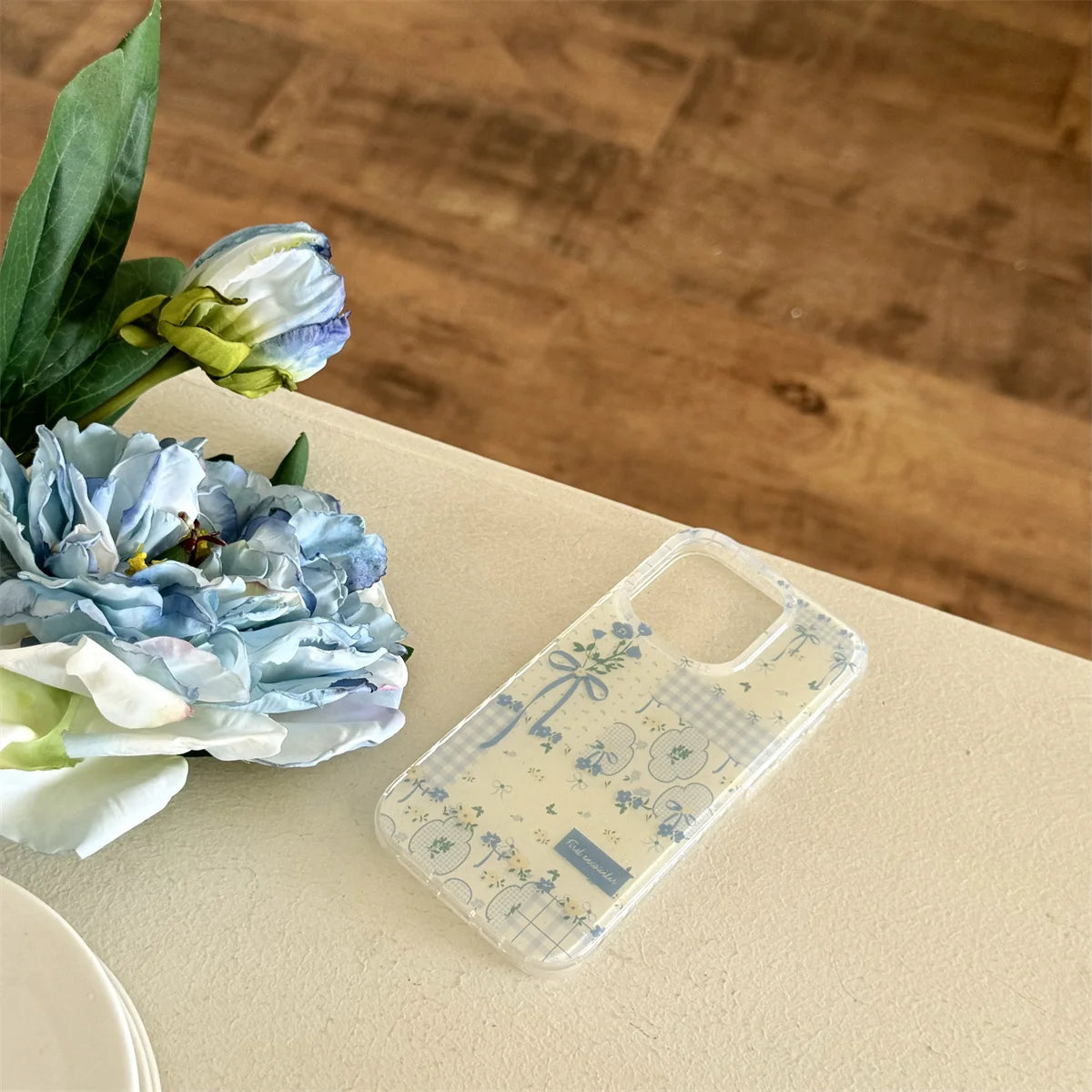 Blue Butterfly Shell Phone Case